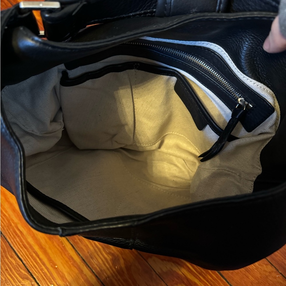 MICHAEL Michael Kors Black Leather Hobo Bag - Picture 8 of 8